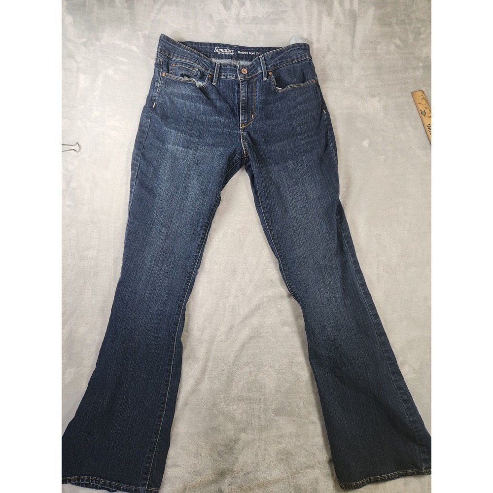 Signature By Levi Strauss Modern Bootcut Women's Size 12M Blue Denim Jeans